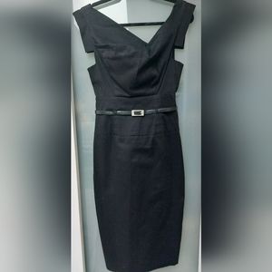 Black Halo "Jackie" Sheath Dress Size 4